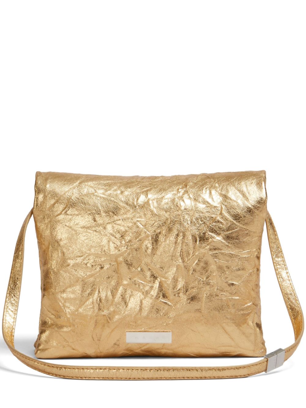 Marni Schultertasche im Metallic-Look - Gold von Marni