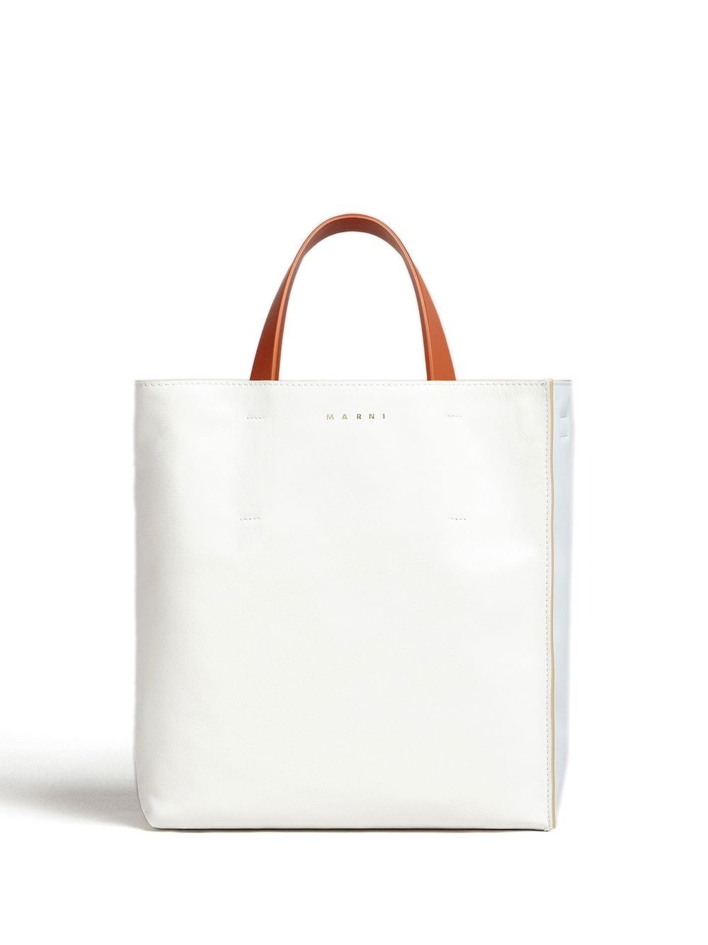 Marni Handtasche in Colour-Block-Optik - Weiß von Marni