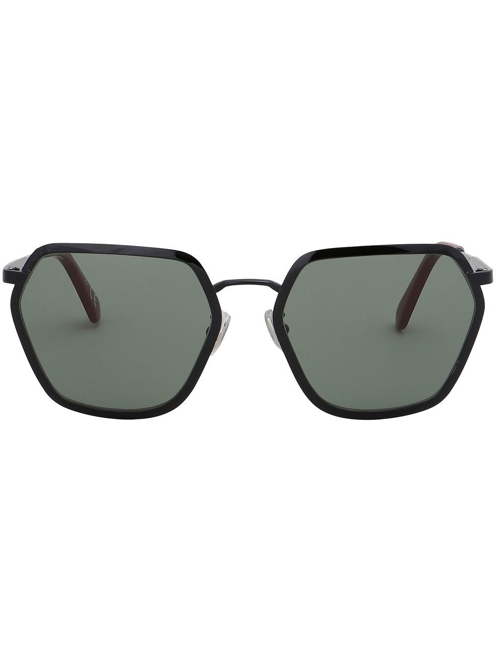 Marni Sonnenbrille mit geometrischem Gestell - Schwarz von Marni