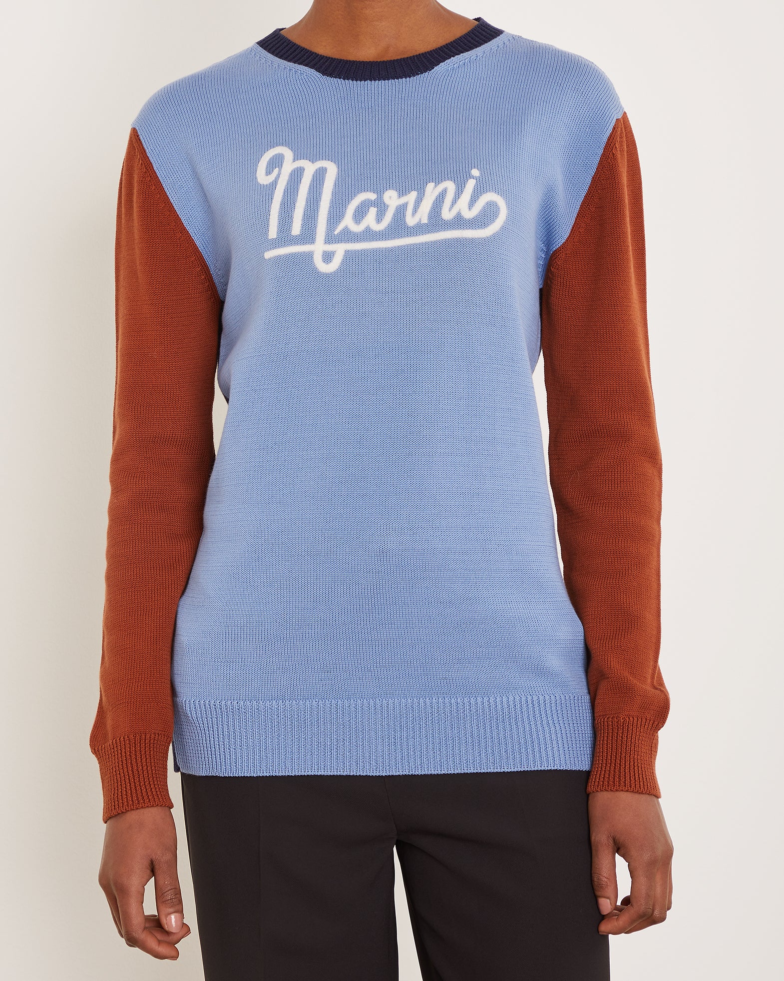 Marni Sweater Roundneck Light blue von Marni