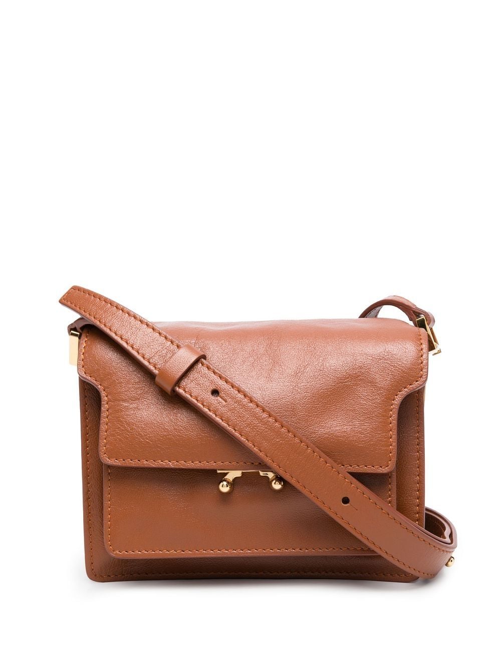 Marni Trunk Satchel-Tasche - Braun von Marni