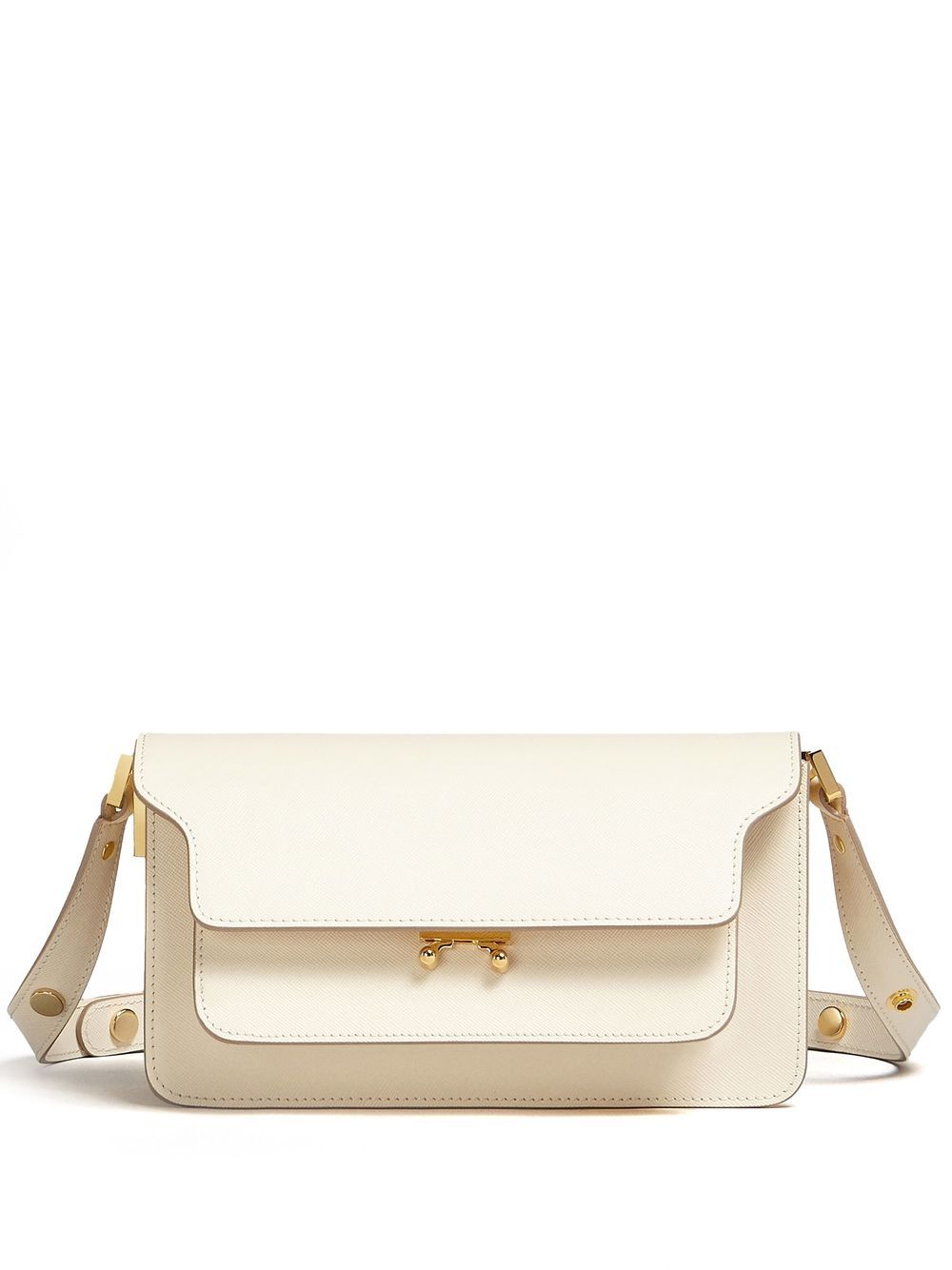 Marni Trunk E/W Schultertasche - Nude von Marni