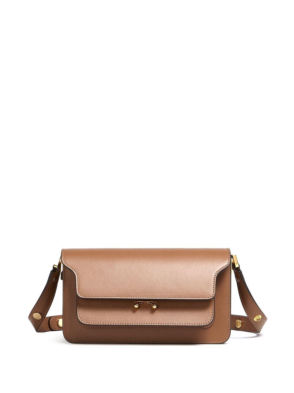 Marni Trunk E/W Schultertasche - Nude von Marni