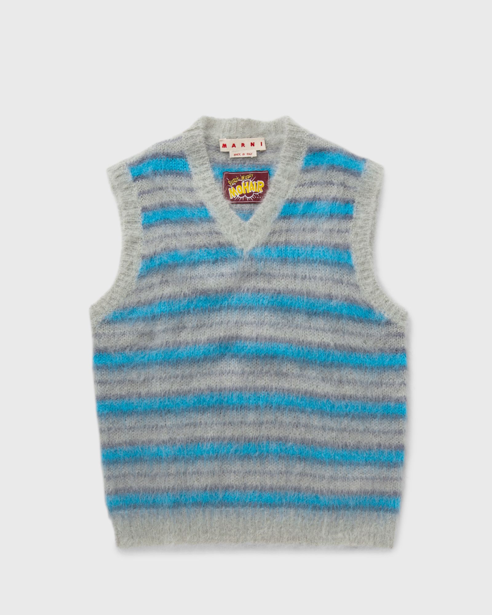 Marni V NECK SWEATER men Vests blue|grey in Größe:M von Marni