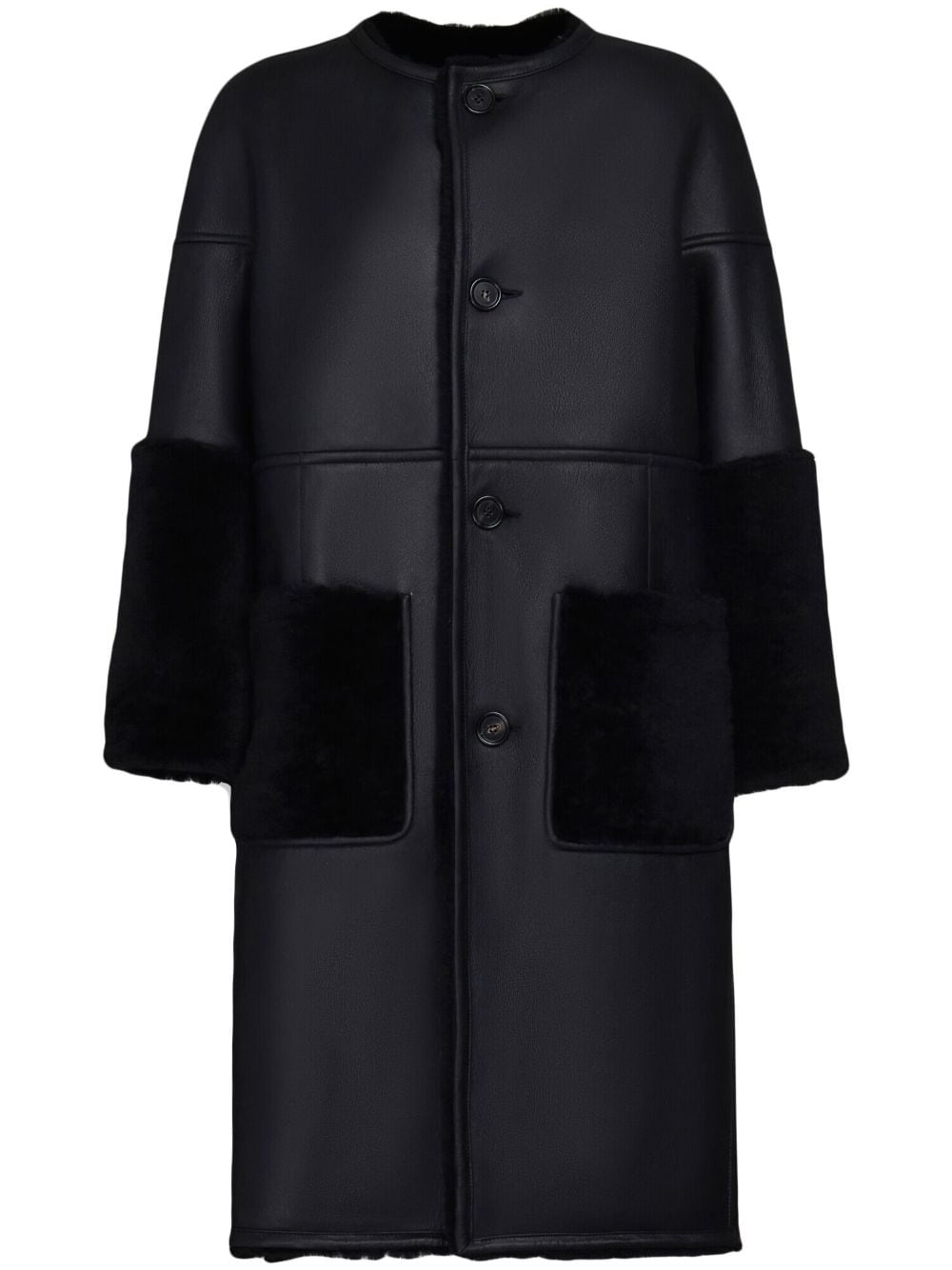 Marni Wendbarer Mantel aus Shearling - Schwarz von Marni