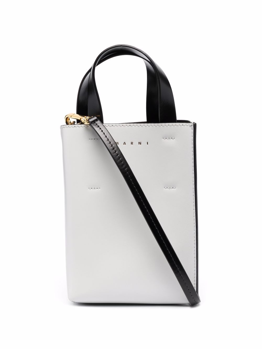 Marni Zweifarbige Handtasche - Grau von Marni