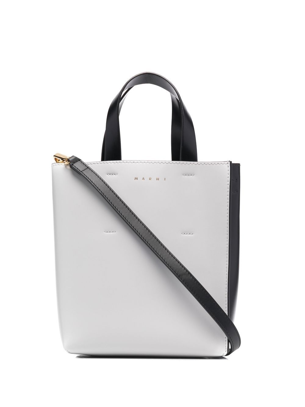 Marni Zweifarbige Handtasche - Grau von Marni