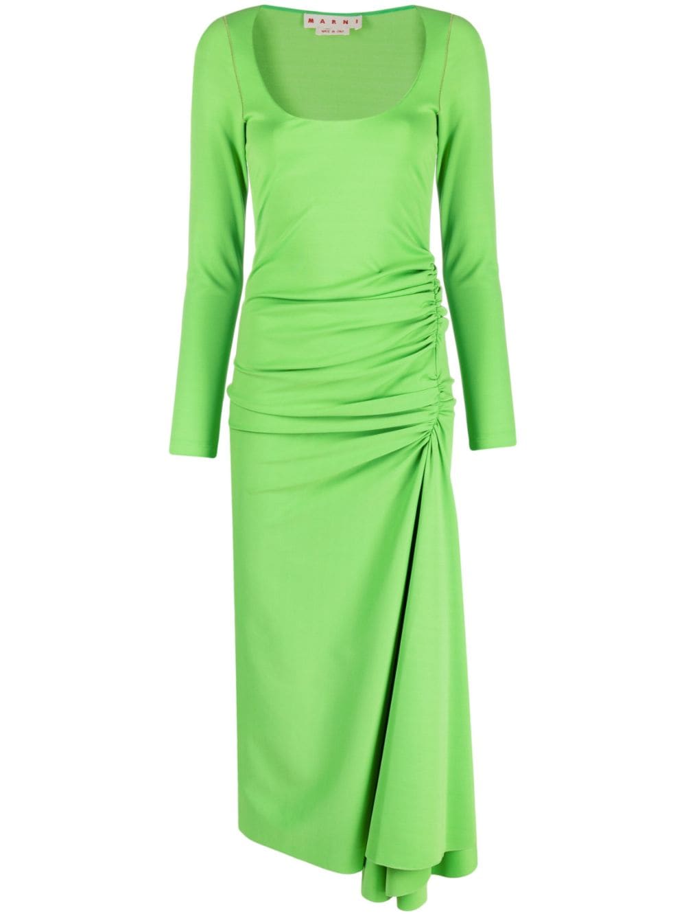 Marni Kleid mit geraffter Taille - Grün von Marni
