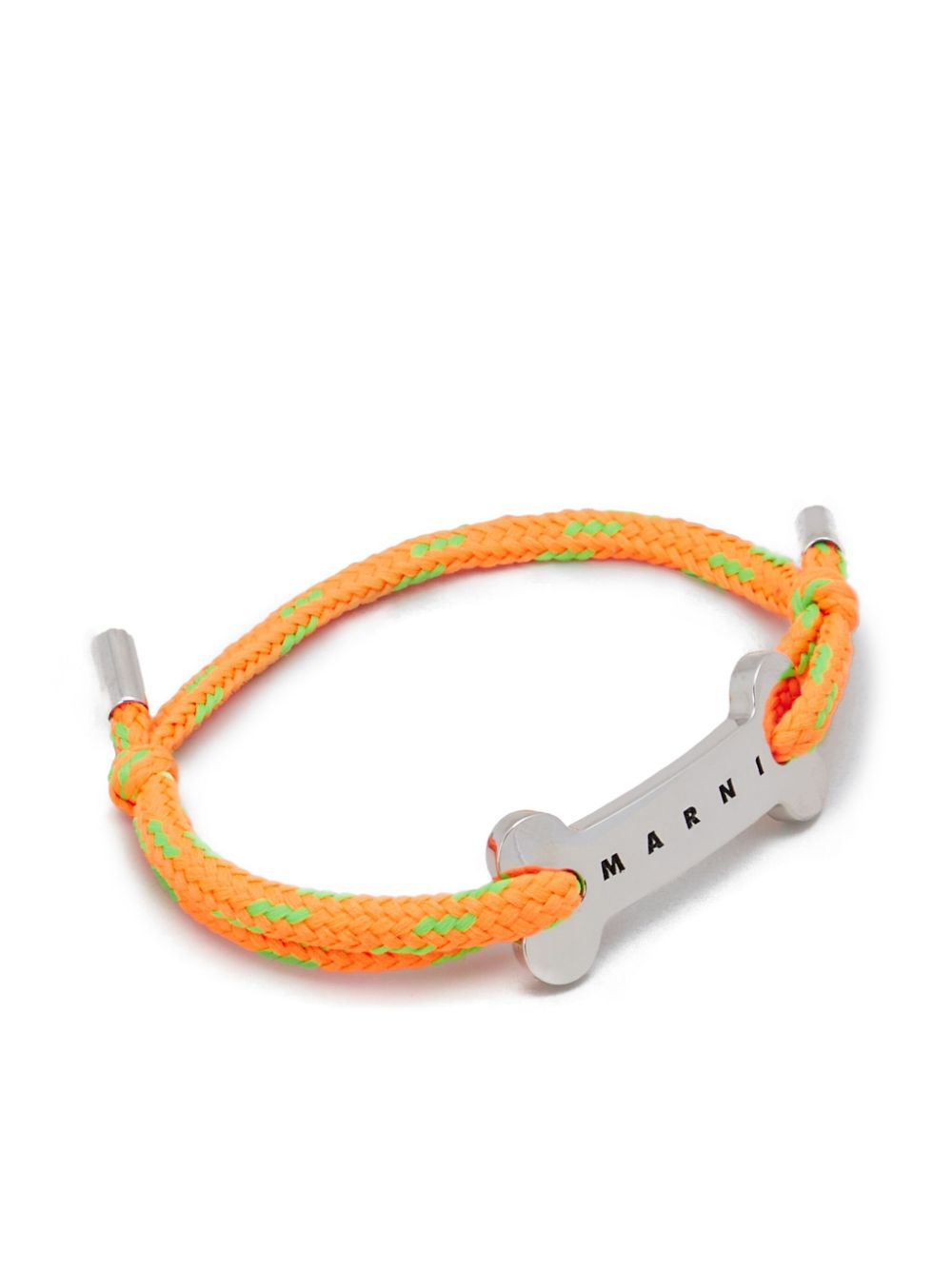 Marni Armband mit Logo-Schild - Orange von Marni