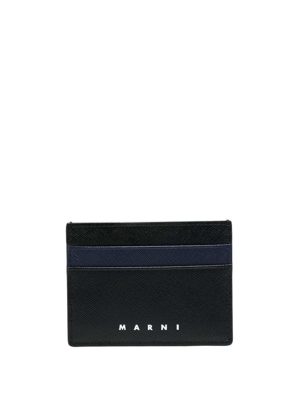 Marni Kartenetui mit Logo-Print - Schwarz von Marni