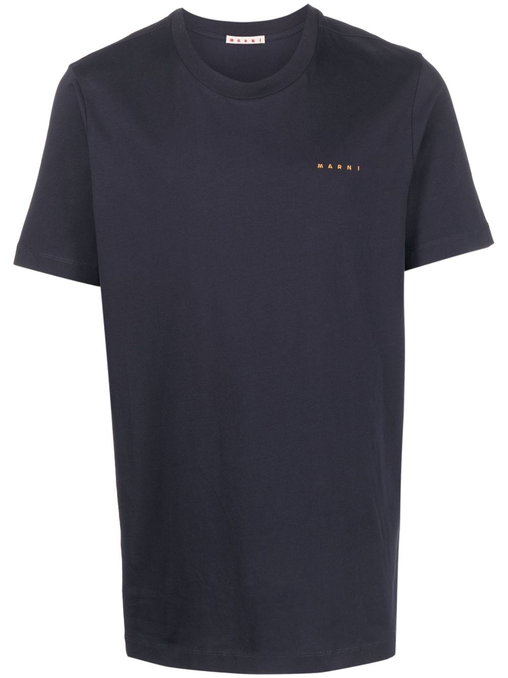 Marni T-Shirt mit Logo-Print - Blau von Marni