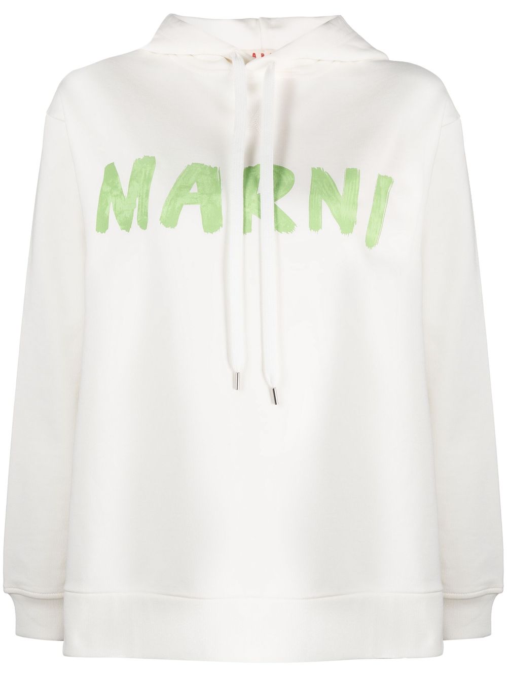 Marni Hoodie mit Logo-Print - Weiß von Marni