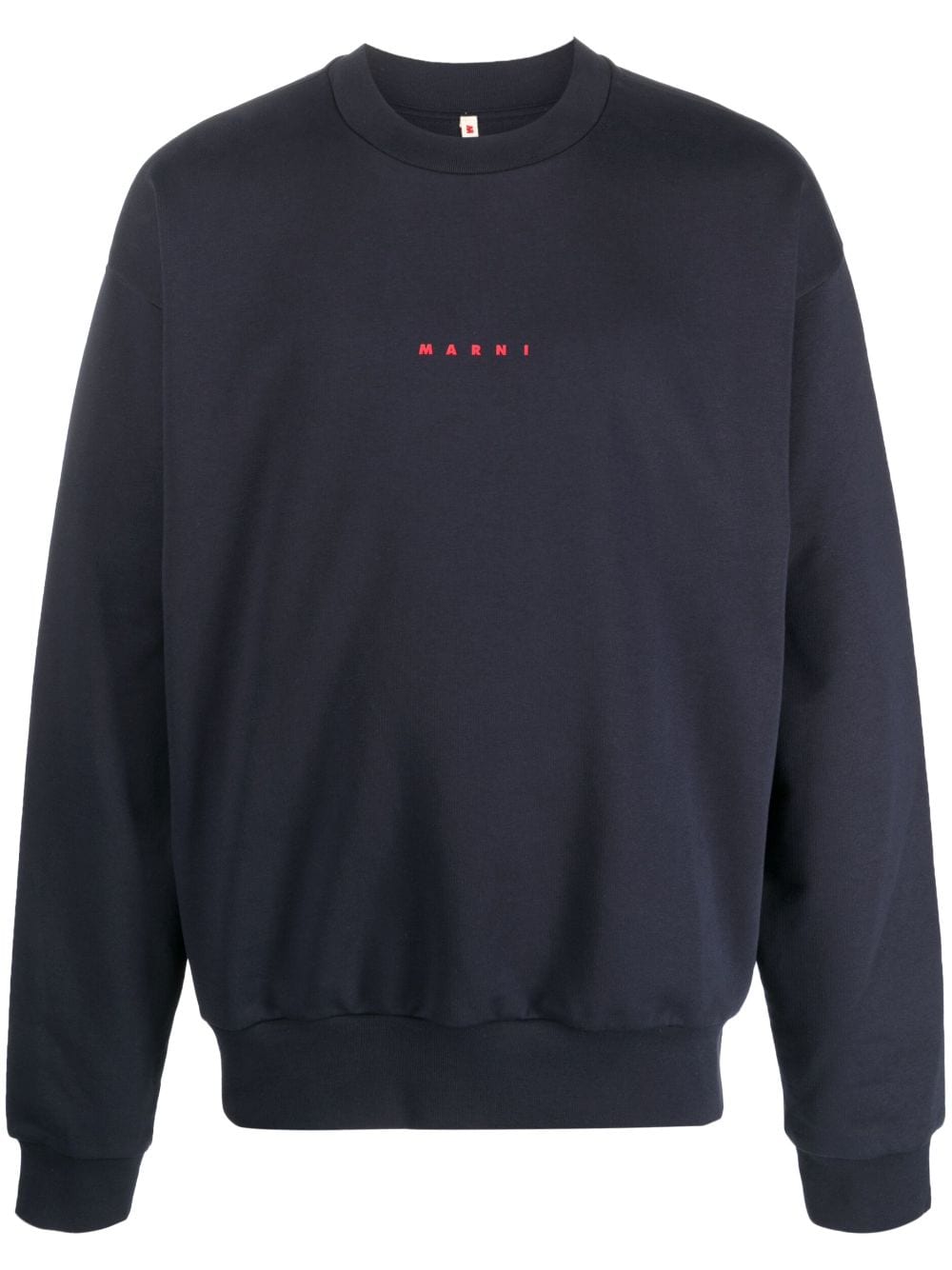 Marni Sweatshirt mit Logo-Print - Blau von Marni