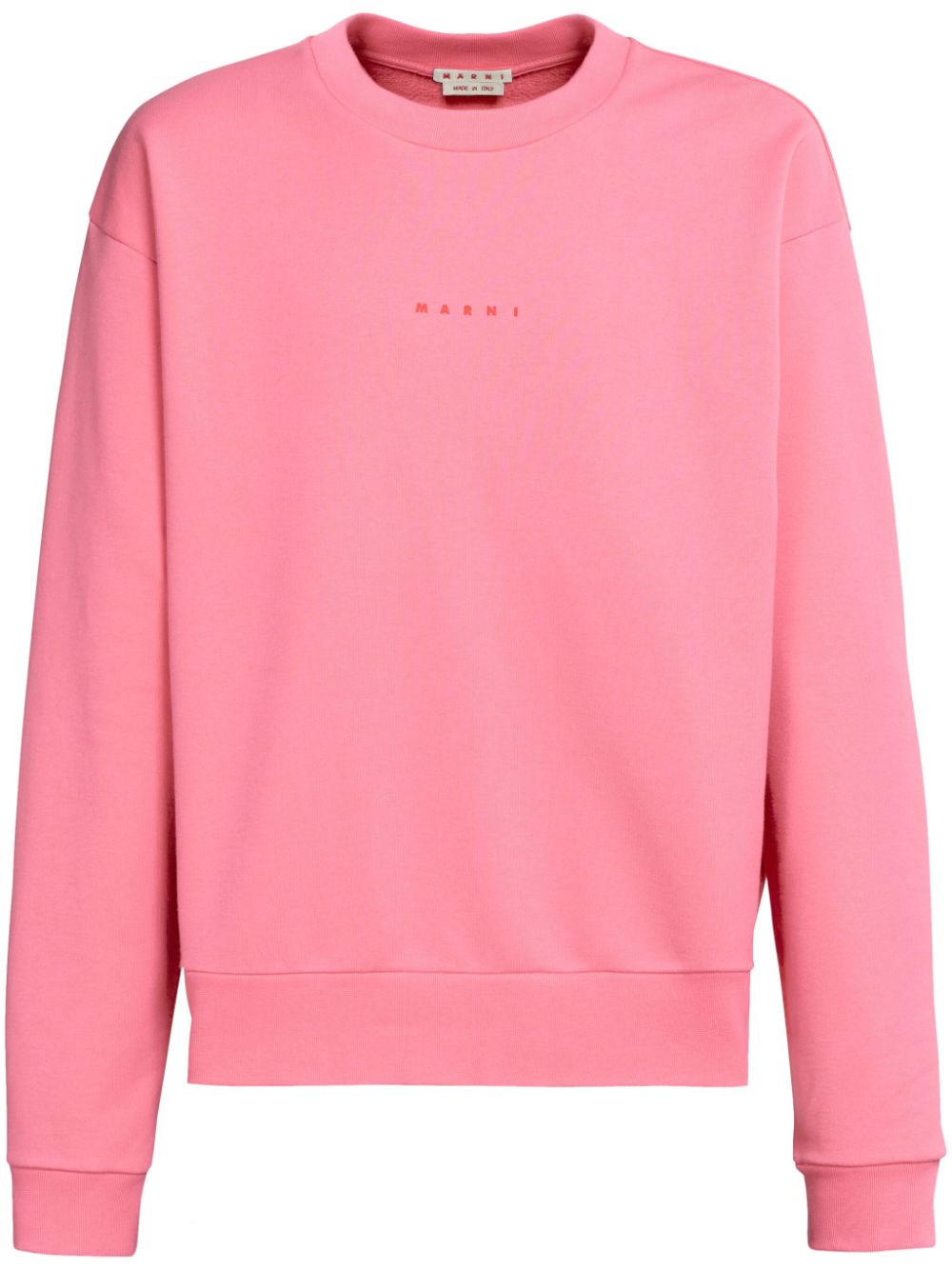 Marni Sweatshirt mit Logo-Print - Rosa von Marni