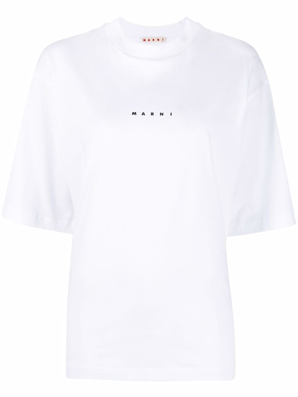 Marni T-Shirt mit Logo-Print - Weiß von Marni