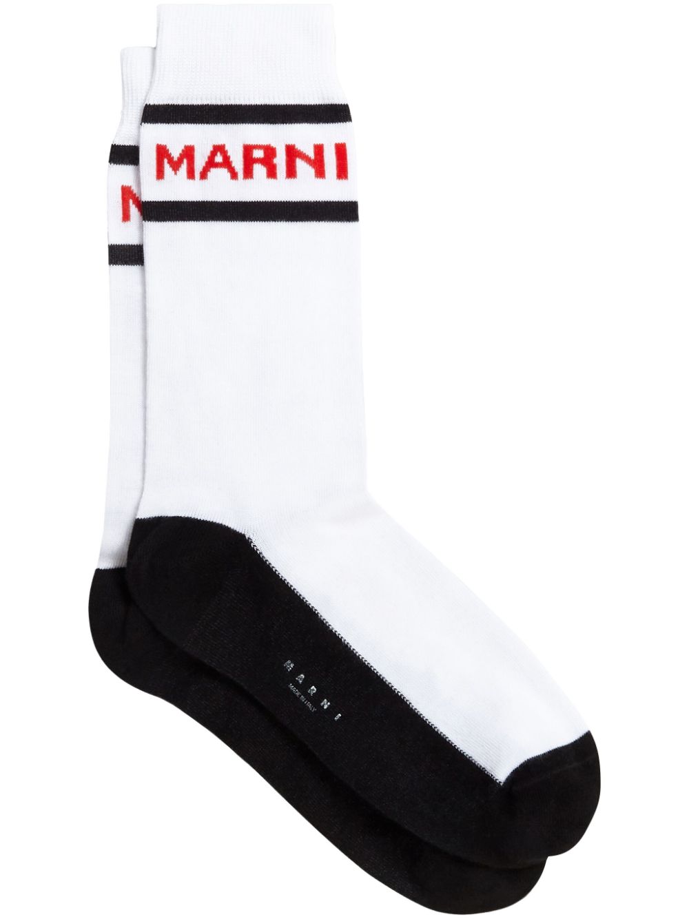 Marni Socken mit Logo-Print - Weiß von Marni