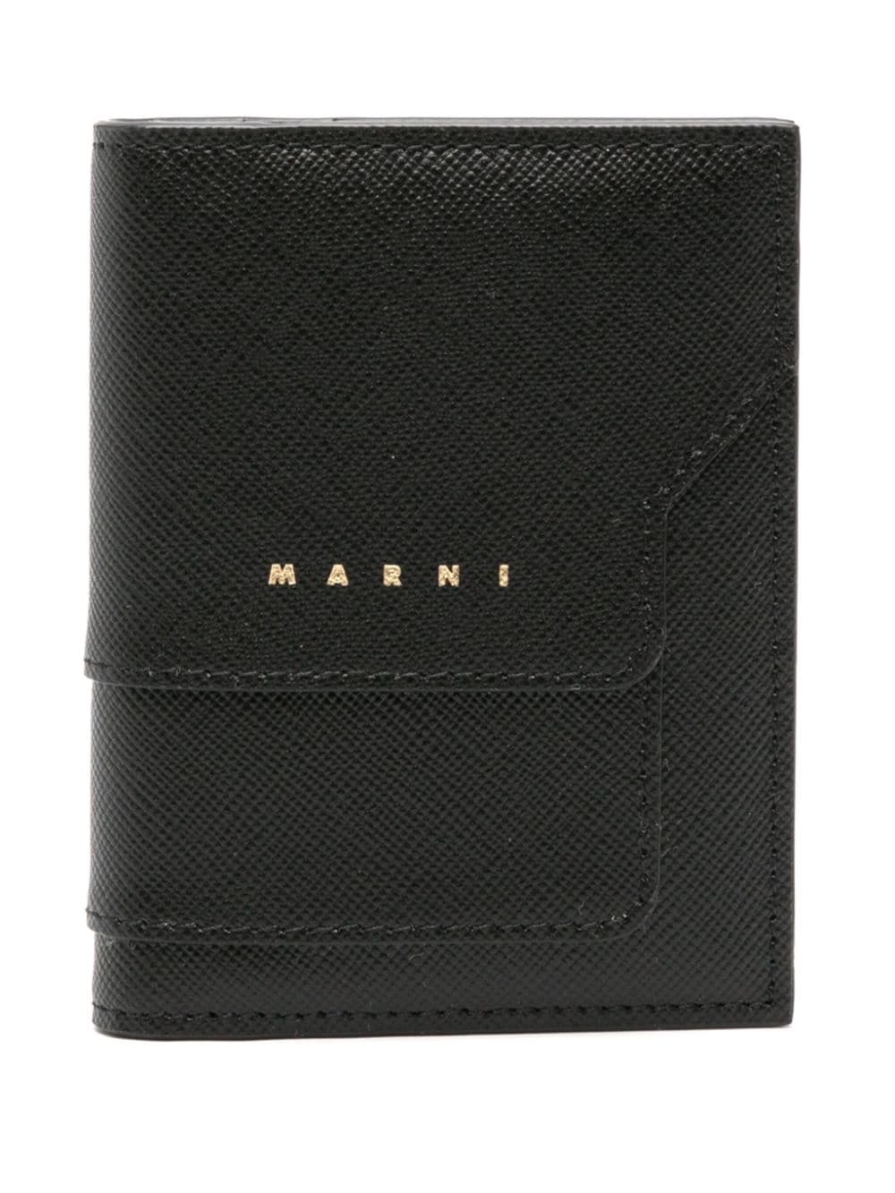 Marni Portemonnaie mit Logo-Stempel - Schwarz von Marni