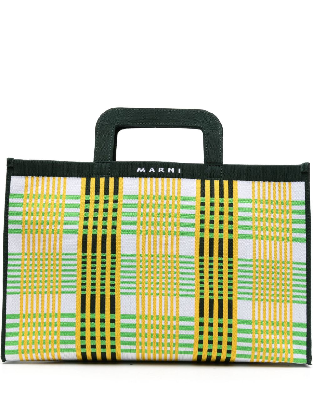 Marni Karierter Shopper - Weiß von Marni