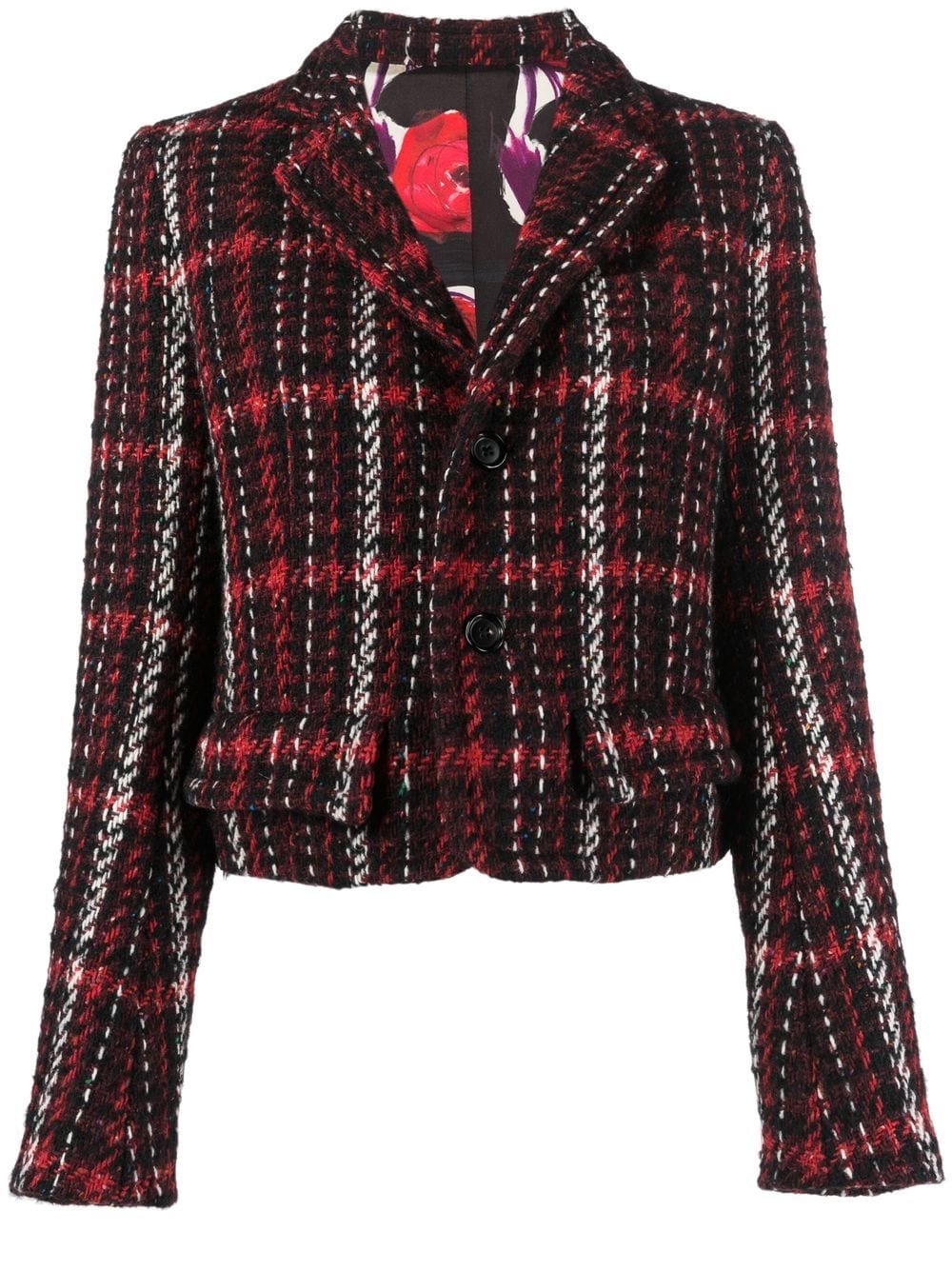 Marni Einreihige Tweed-Jacke - Rot von Marni