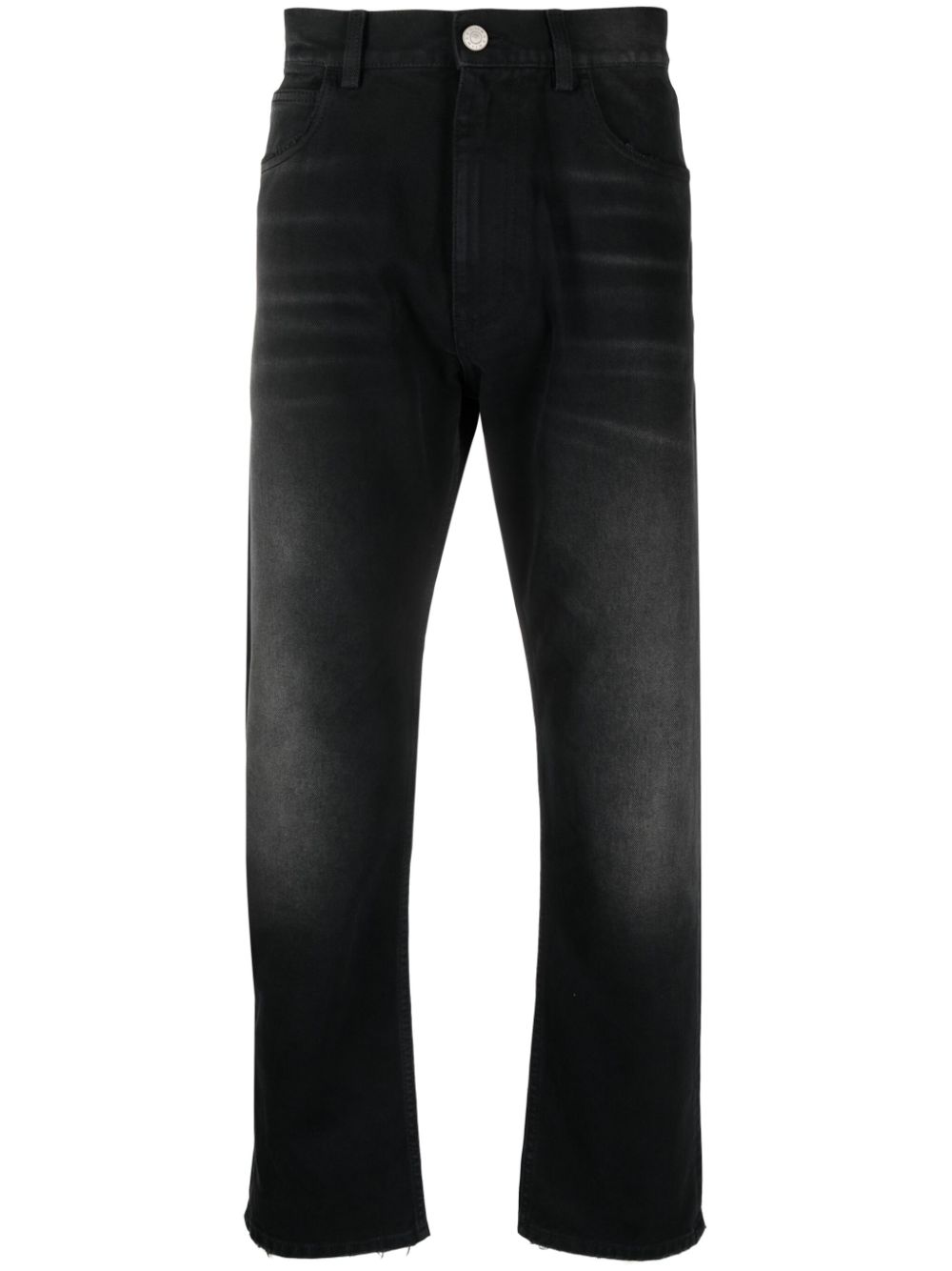 Marni Straight-Leg-Jeans mit Tragefalten - Schwarz von Marni