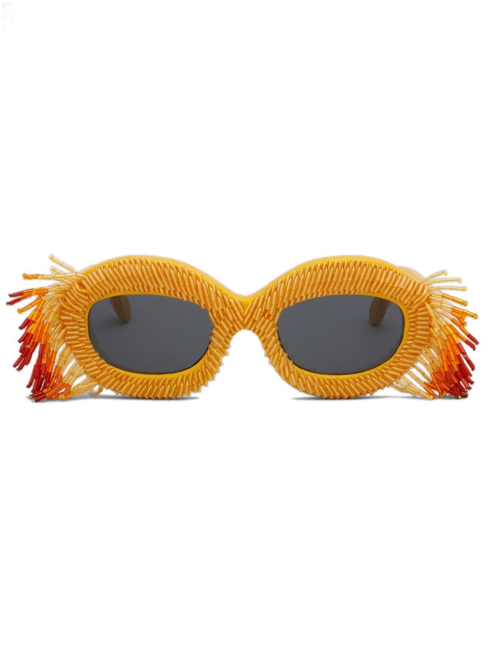 Marni x Retrosuperfuture Ik Kil Cenote Sonnenbrille mit ovalem Gestell - Gelb von Marni