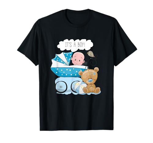 Lustige Überraschung It's a Boy Geburt Junge Geschlecht T-Shirt Lustige Überraschung It's a Boy Geburt Junge Geschlecht T-Shirt von Marofashion