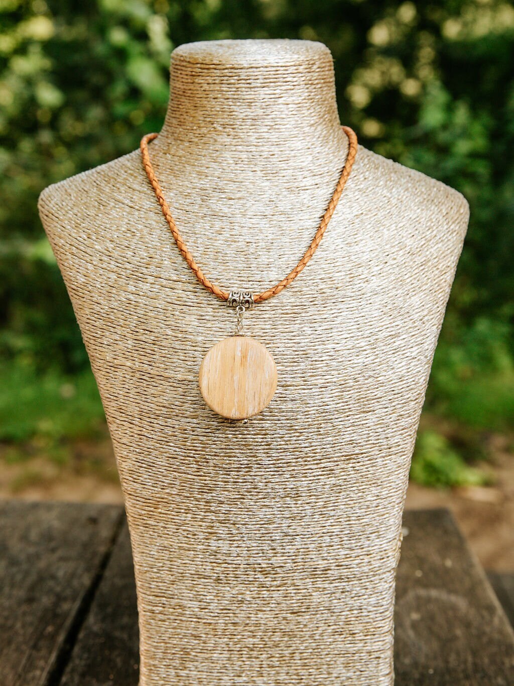 Holz Halskette, Geschenk Für Sie, Halskette Frauen, Moderne Boho von MarquezaNL