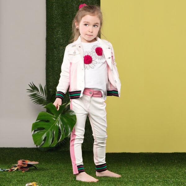 Marraine Kids Jeansjacke im Colourblock aus Bio Baumwolle "Lilia" von Marraine Kids