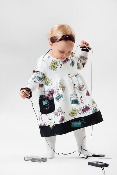 Marraine Kids Kleid aus Bio Baumwolle "Mixtape" von Marraine Kids