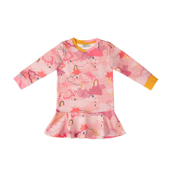 Marraine Kids Sweatkleid mit Alloverdruck Rainbowstar von Marraine Kids