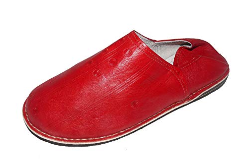 Marrakech Accessoires Orientalische Leder Schuhe Pantoffeln Hausschuh Slipper - Herren/Damen/Unisex - 905586-0015, Schuhgrösse:42 von Marrakech Accessoires