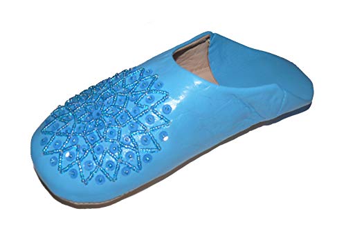 Marrakech Accessoires Orientalische Schuhe Babouche Hausschuhe Pantoffel Slipper aus Marokko - Damen - 905363-0036, Schuhgrösse:39 von Marrakech Accessoires