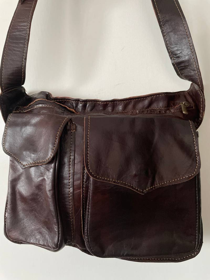 Handgemachte Bio Weiche Leder Hüfttasche Mit Verstellbarem Riemen von MarrakechBazaarUK