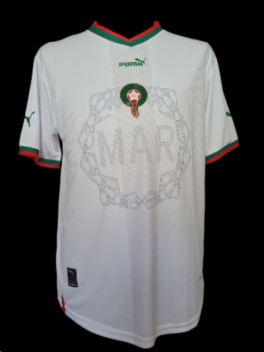Marokko Fussbal Spielmanschaft Heimtrikot 2023-2024 Neu Gr Xl Und L Marokko Fussbal Spielmanschaft Heimtrikot 2023-2024 Neu Gr Xl Und L von Marrakeschop
