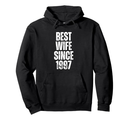 Beste Frau seit 1997 Vintage Hochzeitstag für sie Pullover Hoodie Beste Frau seit 1997 Vintage Hochzeitstag für sie Pullover Hoodie von Verheiratete Leute Merch