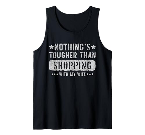 Herren Shopping with My Wife Lustiger Beziehung Witz Ehemann Tank Top Herren Shopping with My Wife Lustiger Beziehung Witz Ehemann Tank Top von Married Life Humor Tee by TheMaesthetics