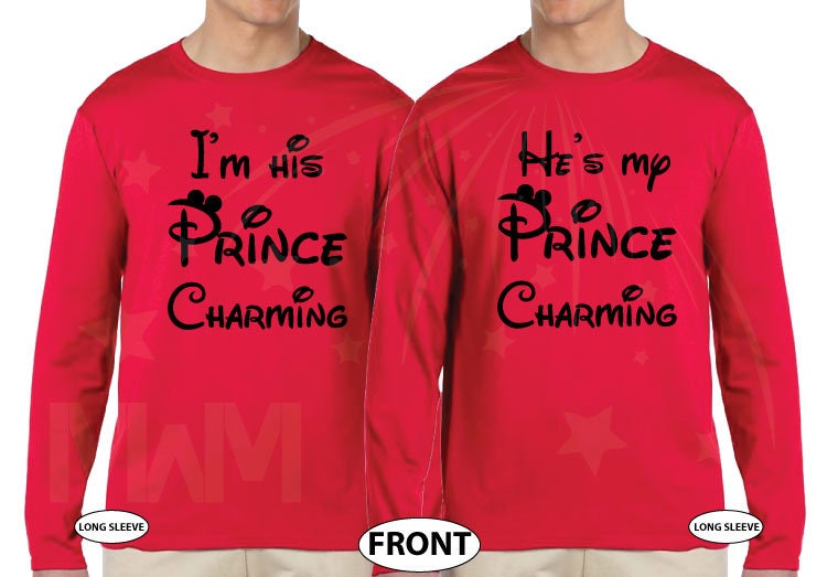 Personalisierte Lgbt Gay Passende T-Shirts Für Prince Charming Ich Bin Sein Und Er Ist Mein Super Süßes Paar Urlaub Walt World Land Personalisierte Lgbt Gay Passende T-Shirts Für Prince Charming Ich Bin Sein Und Er Ist Mein Super Süßes Paar Urlaub Walt World Land von MarriedWithMickeyTee