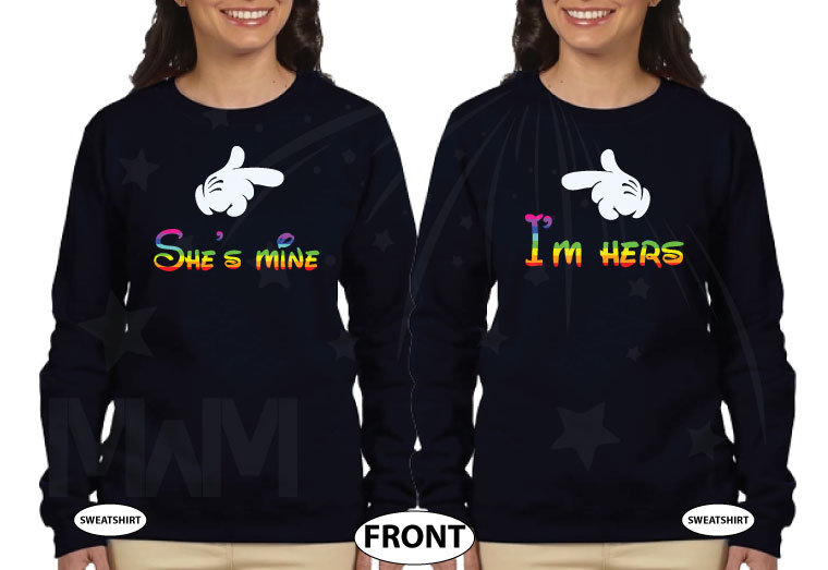 Personalisiertes Geschenk Für Sie Lgbt-Lesben Supersüße Passende Paar-Shirts Seelenverwandte Minnie Mouse Rote Schleife Beim Küssen Personalisiertes Geschenk Für Sie Lgbt-Lesben Supersüße Passende Paar-Shirts Seelenverwandte Minnie Mouse Rote Schleife Beim Küssen von MarriedWithMickeyTee