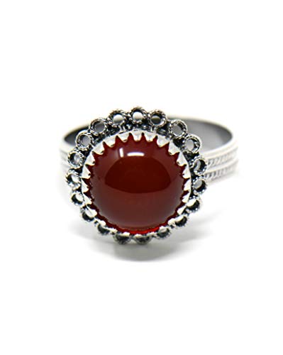 Marrocu Gioielli - Silberring mit Natürlichem Karneol von Marrocu Gioielli