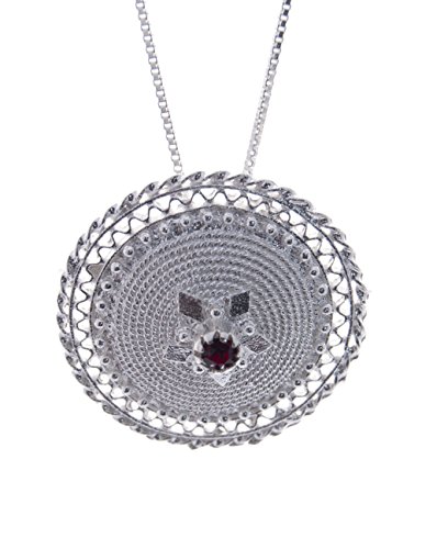 Silberhalskette - Sardischer Knopf von Marrocu Gioielli