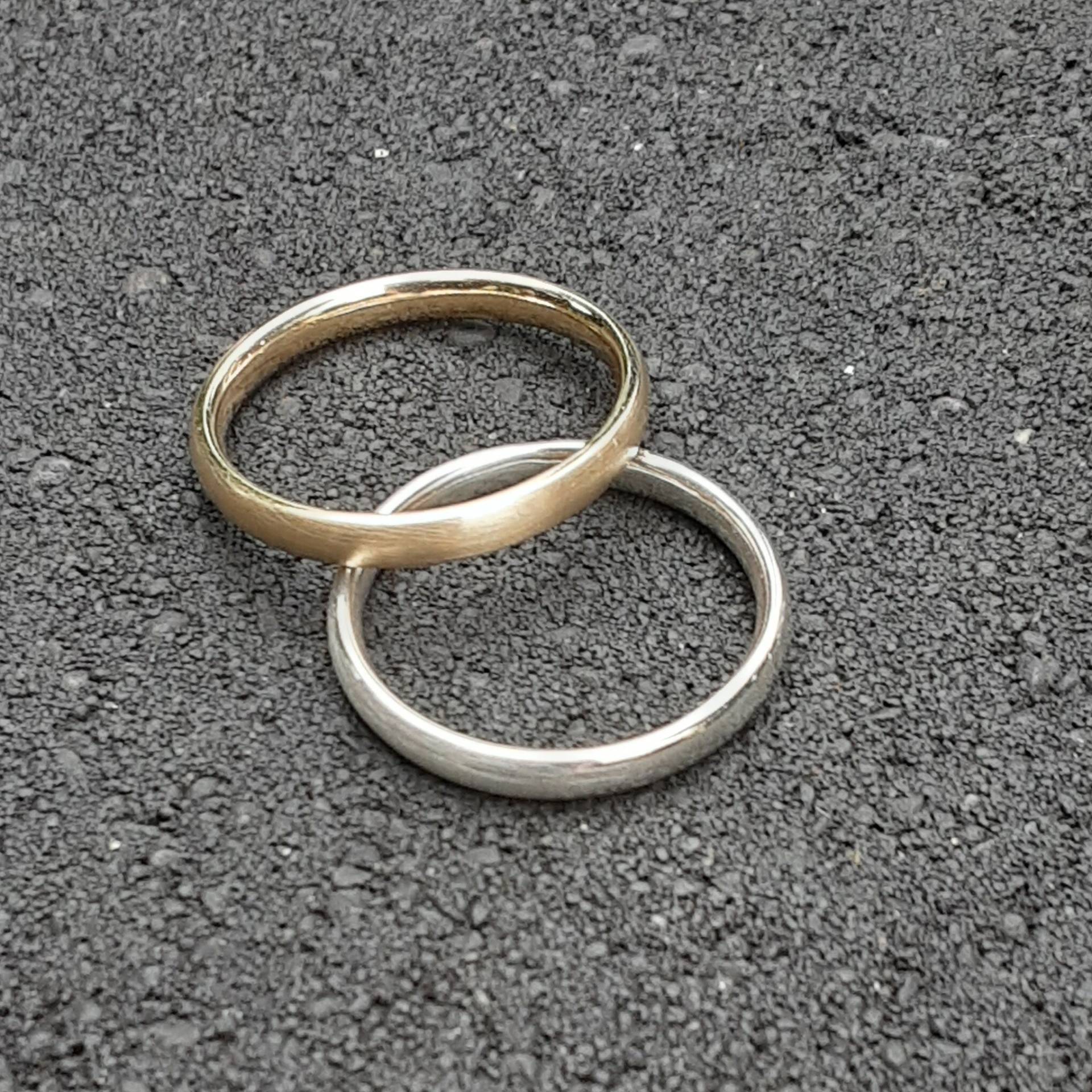 Trauringe , Wunderschöne Kombi Fairtrade Gold Trauringe , Wunderschöne Kombi Fairtrade Gold von MarryMeRings