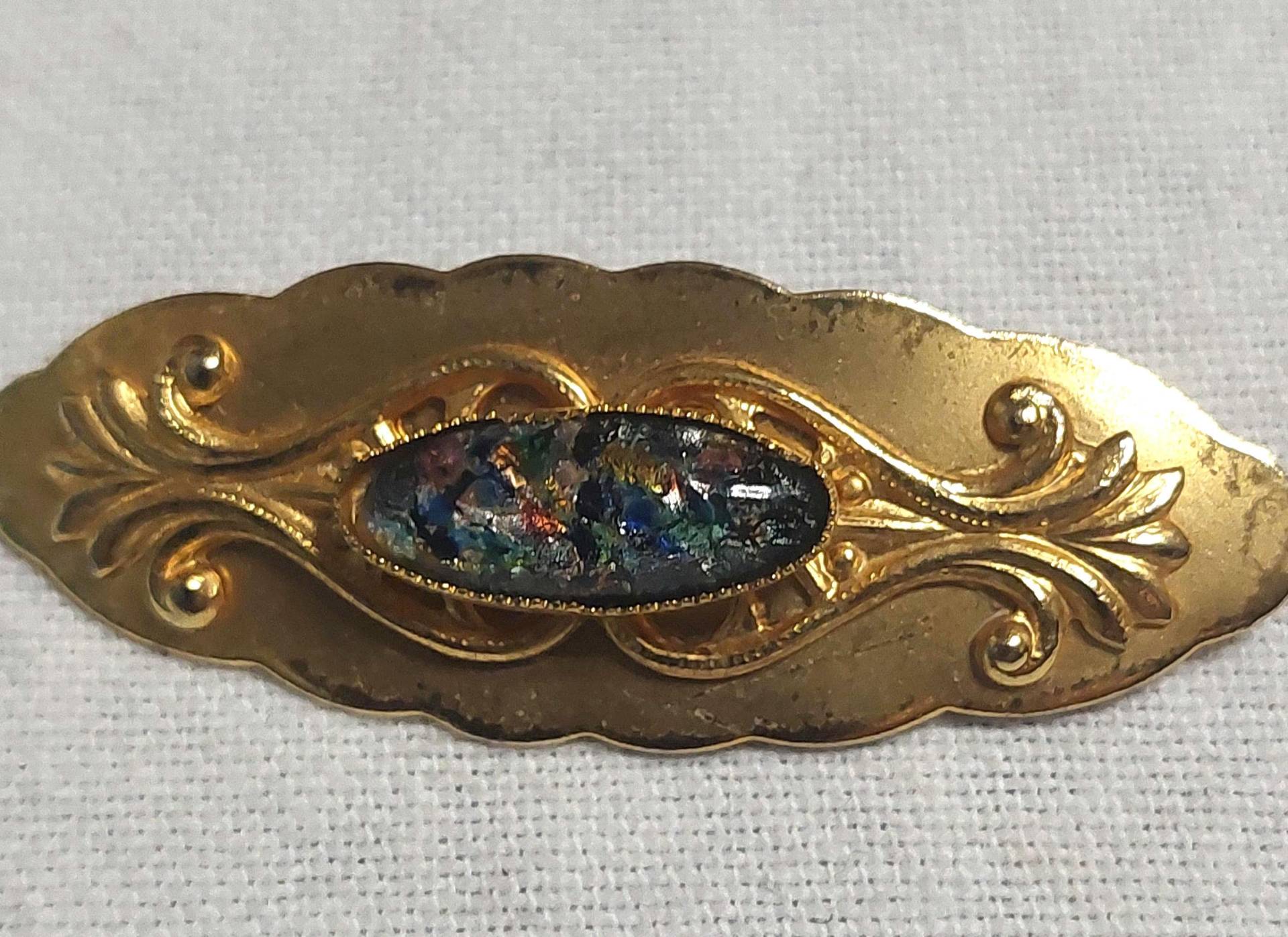 Vintage Ovale Brosche. Aus Nachlass von MarrysSchatzkiste