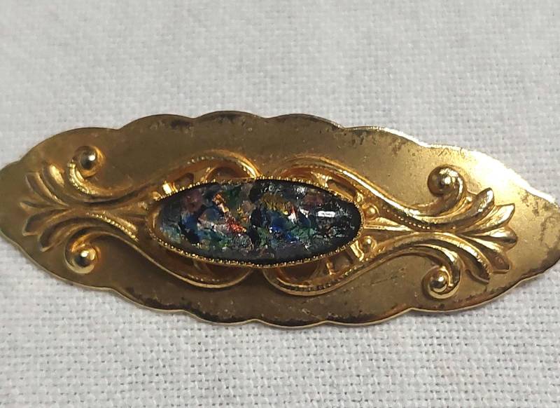 Vintage Ovale Brosche. Aus Nachlass von MarrysSchatzkiste