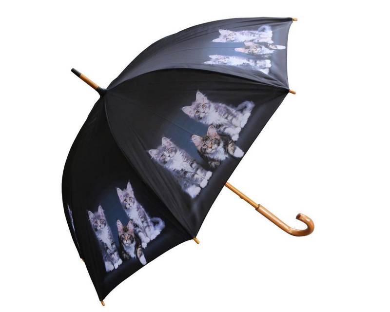 Mars & More Stockregenschirm Mars & More Regenschirm Kätzchen Maine Coon von Mars & More