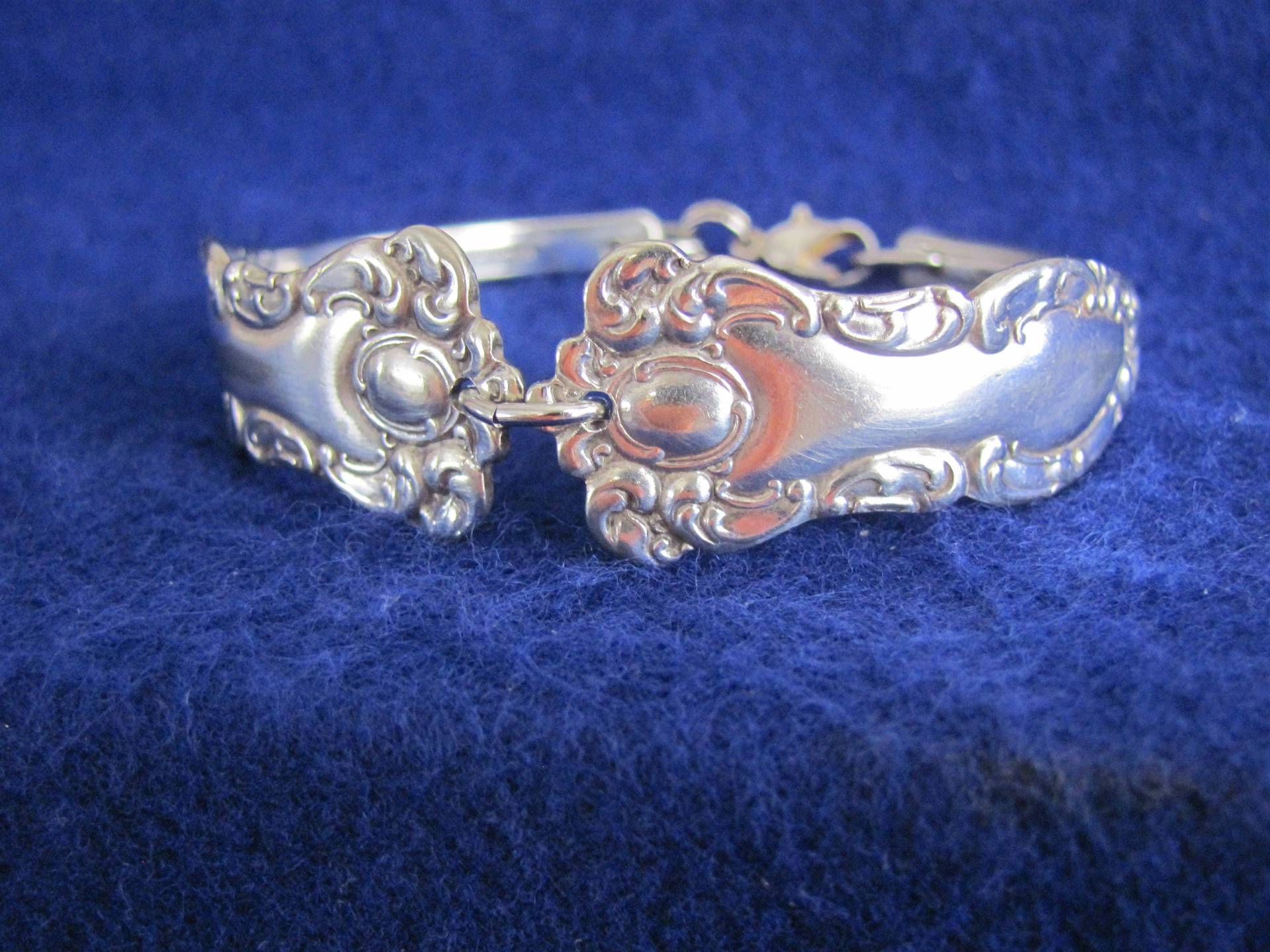 Alter Silber Löffel Armband Schmuck - Kunstvollen Muster Alter Silber Löffel Armband Schmuck - Kunstvollen Muster von MarshaStewart