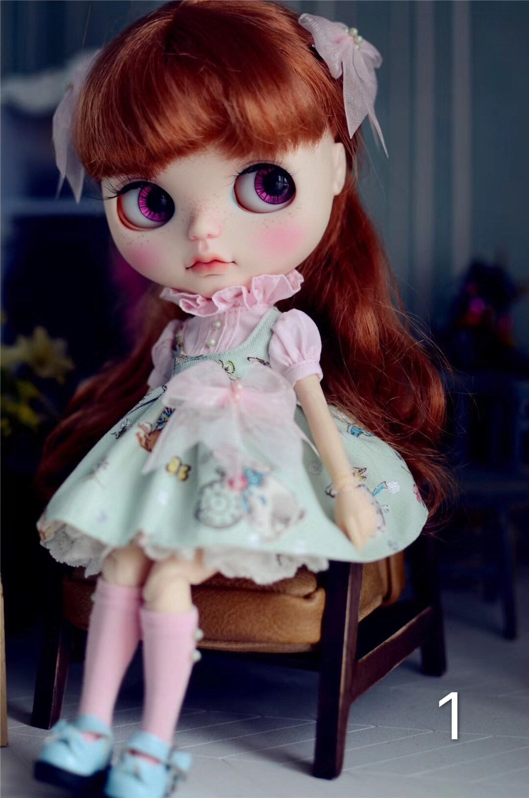 Handgefertigtes Blythe Outfit, Kleid von MarshmallowHouse