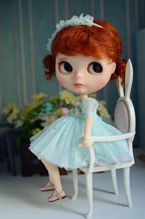 Handgefertigtes Blythe Outfit, Kleid von MarshmallowHouse
