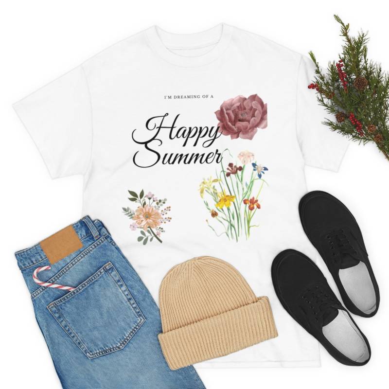 T Shirt Happy Summer T Shirt Happy Summer von MarsyStudio