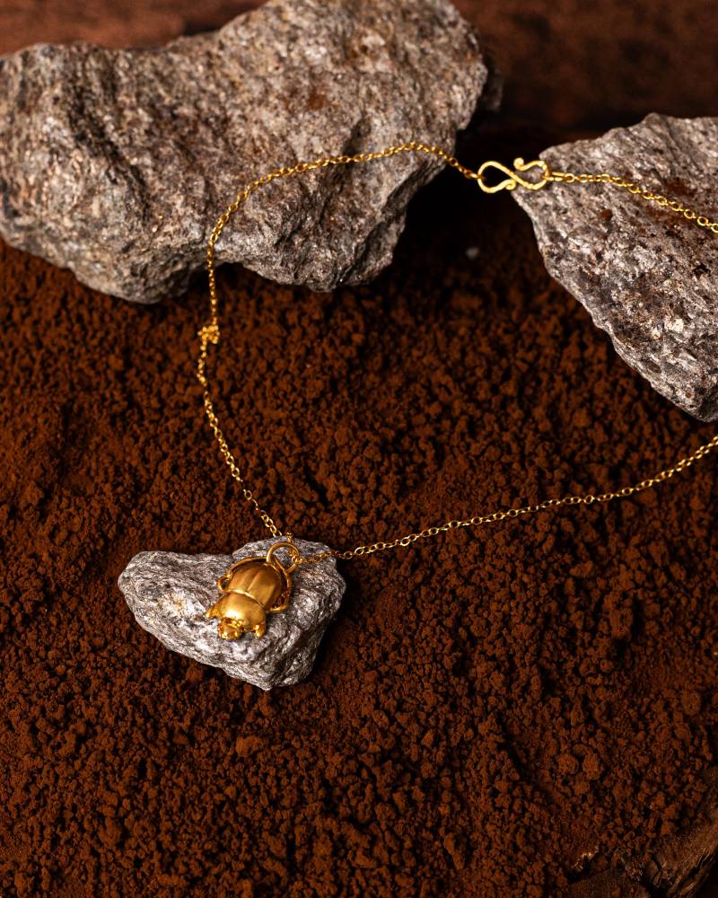 Skarabäus-Halskette Skarabäus-Halskette von Martegioielli