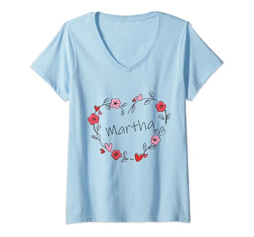 Damen Martha T-Shirt mit V-Ausschnitt Damen Martha T-Shirt mit V-Ausschnitt von Martha